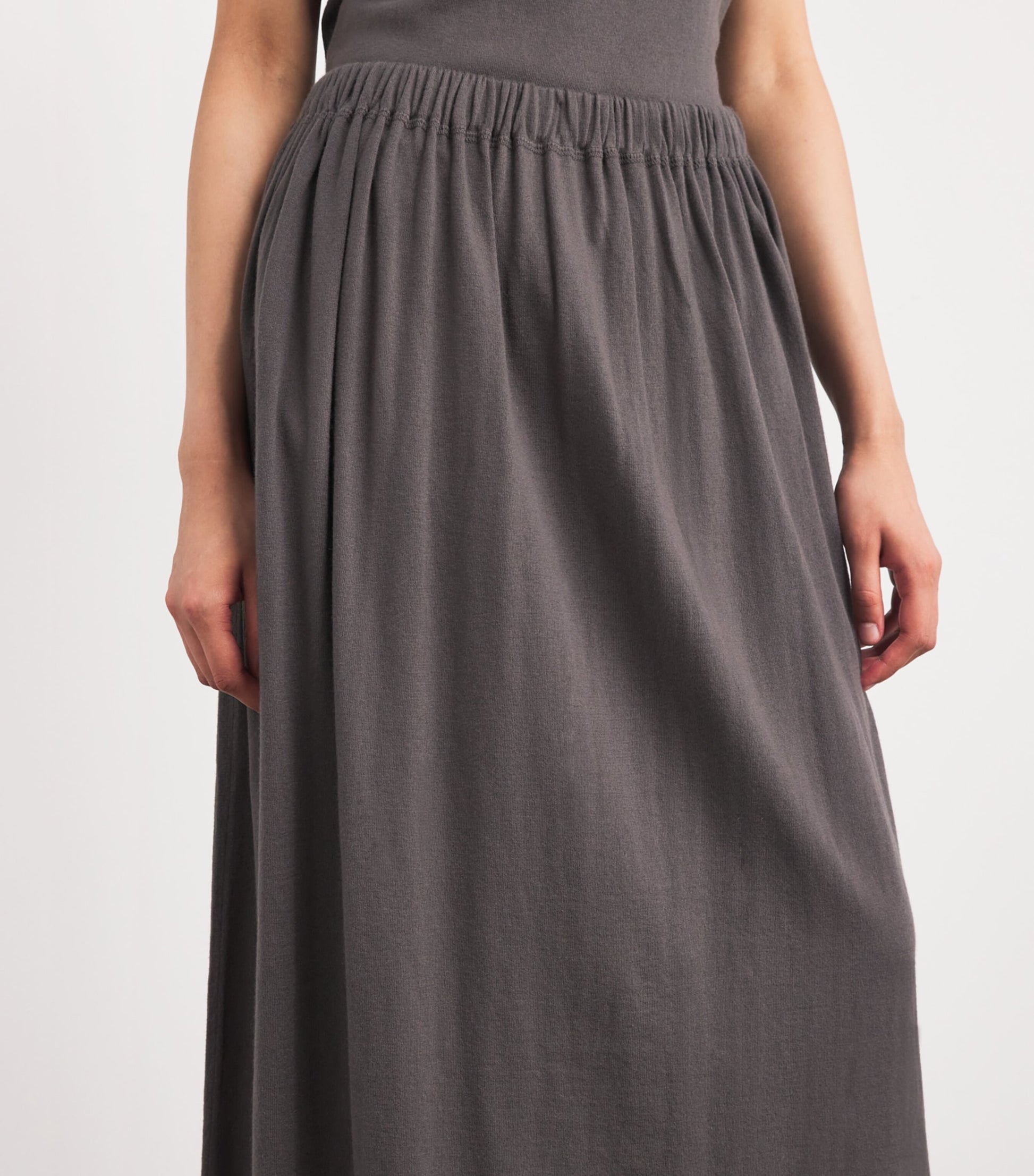 Cotton-Cashmere Mary Maxi Skirt