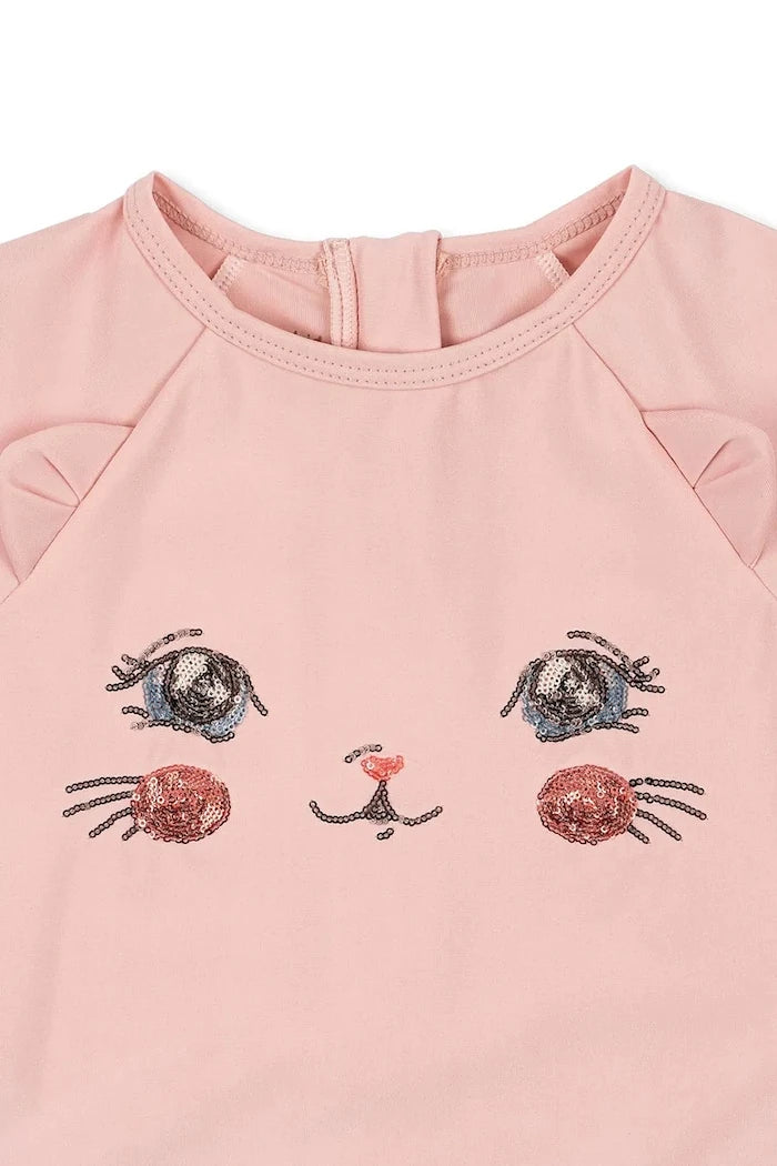 Детски цял бански Konges Sløjd KITTY ONESIE GRS