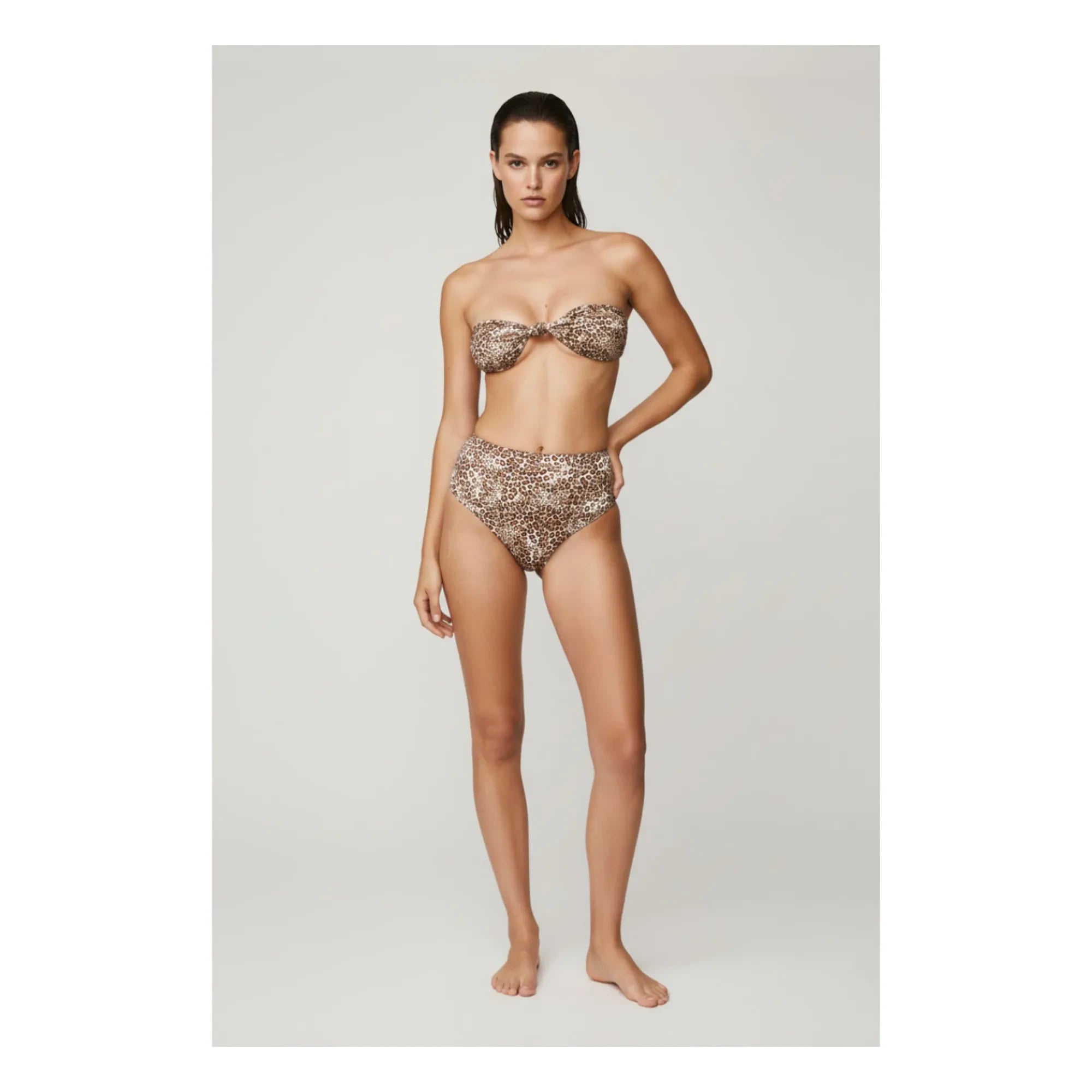 Vanessa Sposi - Le Maillot High Waist Stockings | Leopard