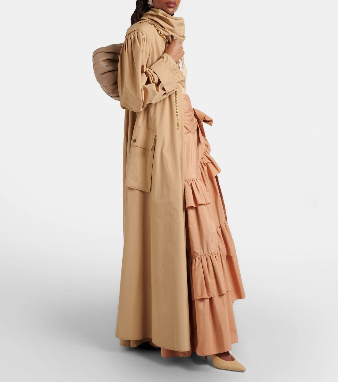 Chloé - حقيبة كتف صغيرة من جلد بليسيه من Chloé