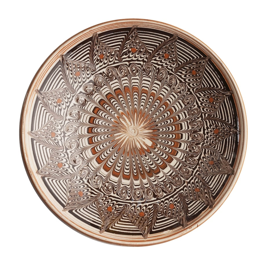 Cabana Magazine Ceramic Horezu Plate (21cm)