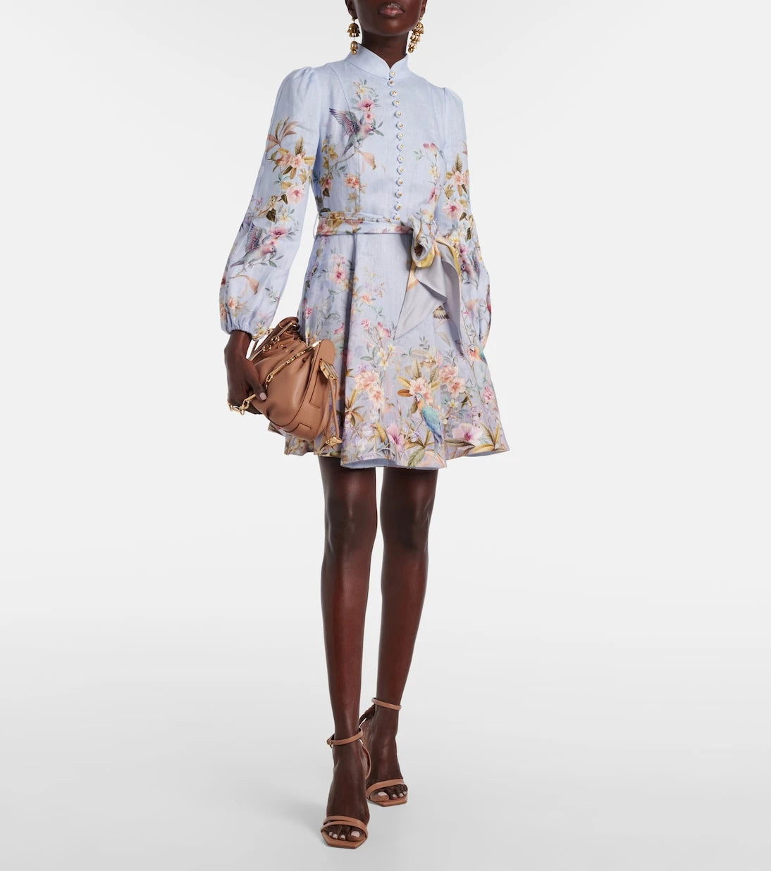 Zimmermann - Rebellion printed linen minidress