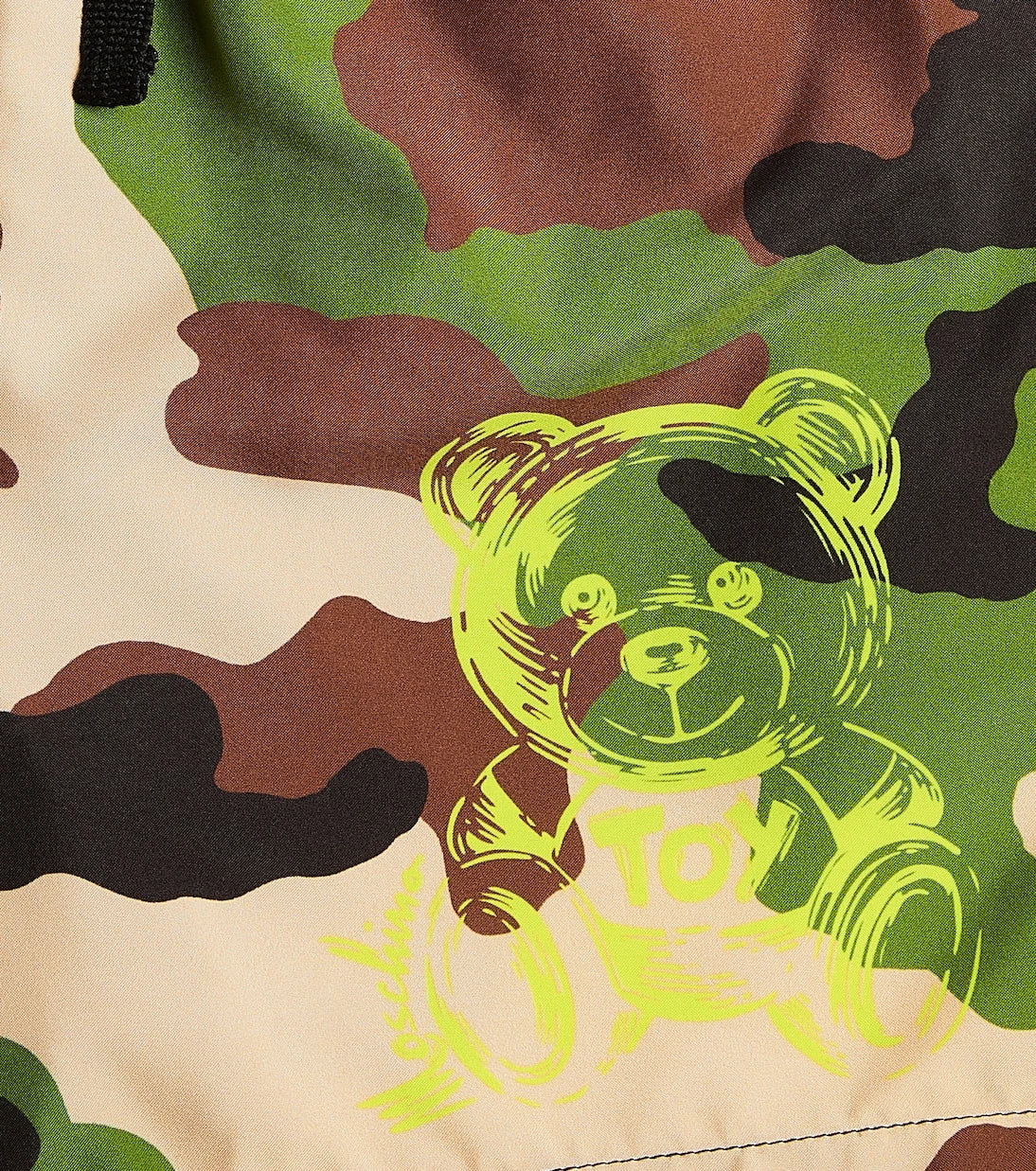 Moschino Kids - Teddy Bear camouflage swim trunks