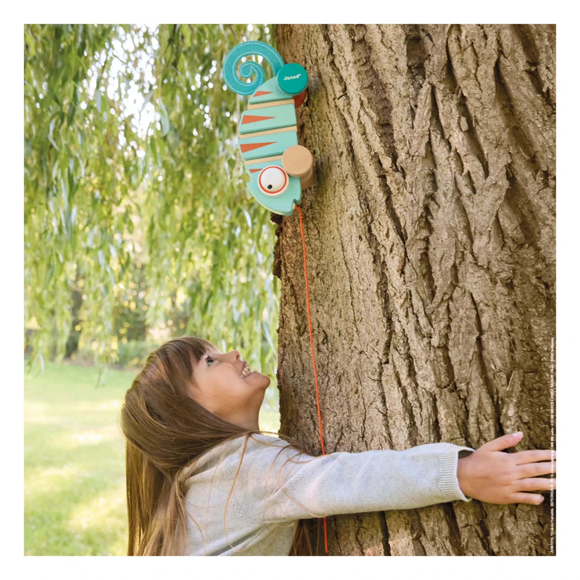 Janod - Tropik Cameleon Pulling Toy