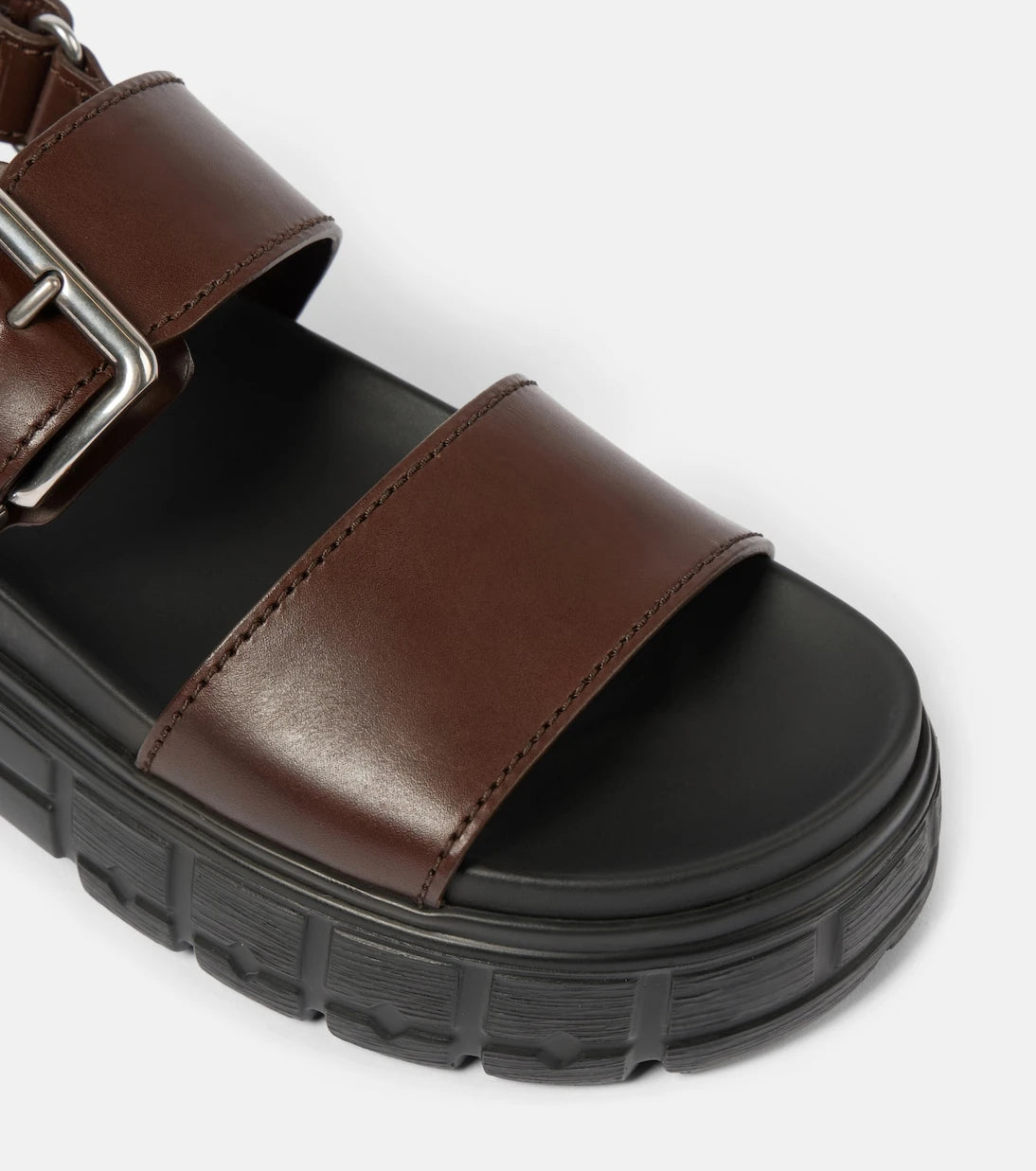 Miu Miu - 50 leather platform sandals