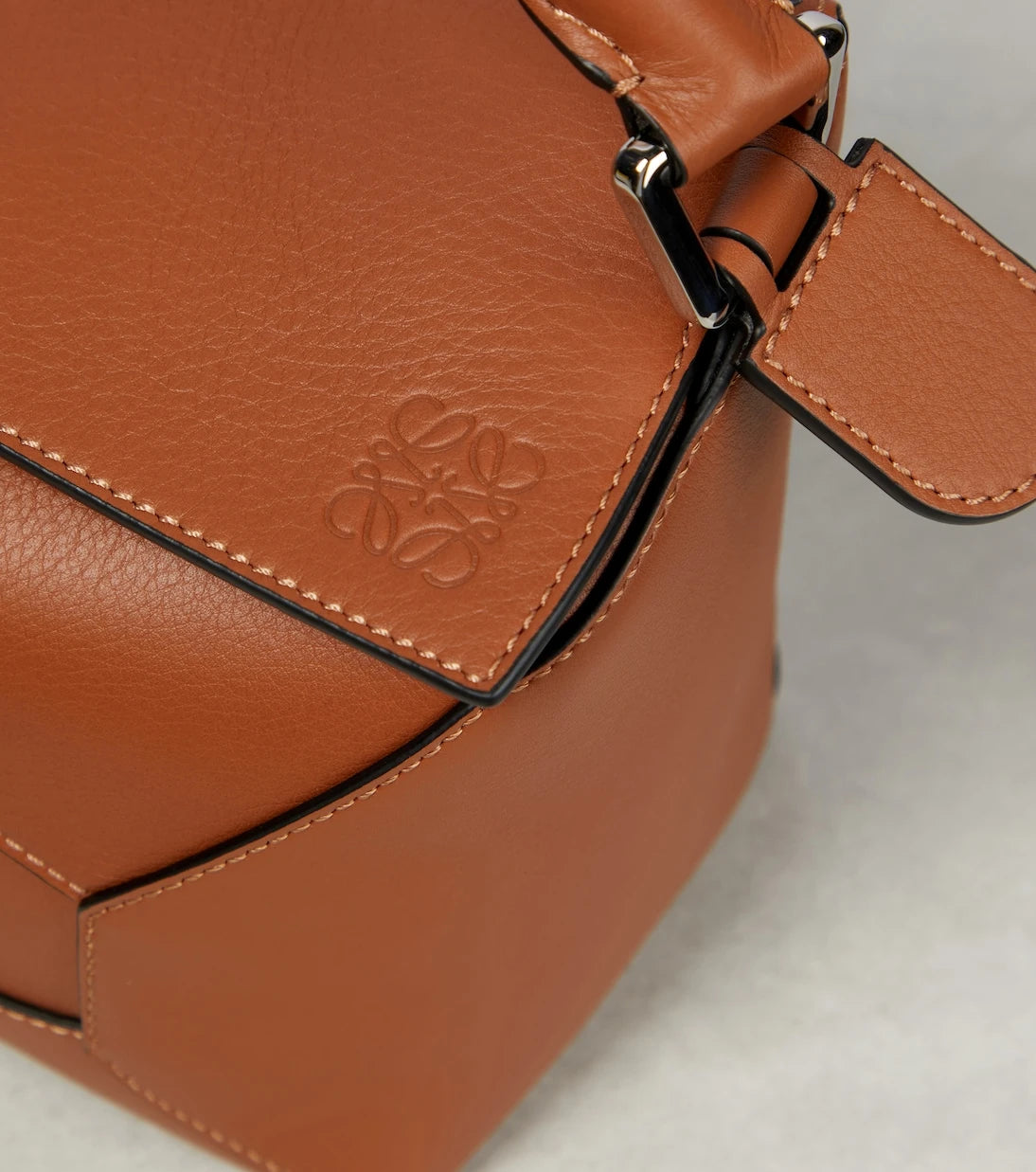 Loewe - Puzzle Edge Small leather tote bag