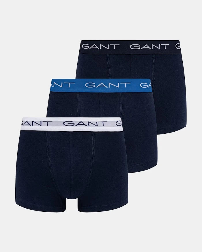 Gant pamuk ve elastanlı dar kesim erkek boxer 3'lü