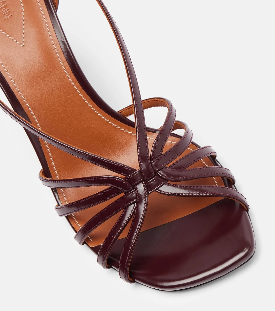 Zimmermann - Aura 85 patent leather wedge sandals