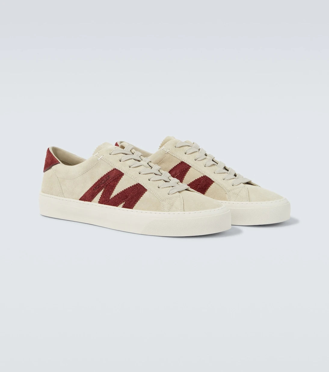 Moncler - Monaco2 suede sneakers