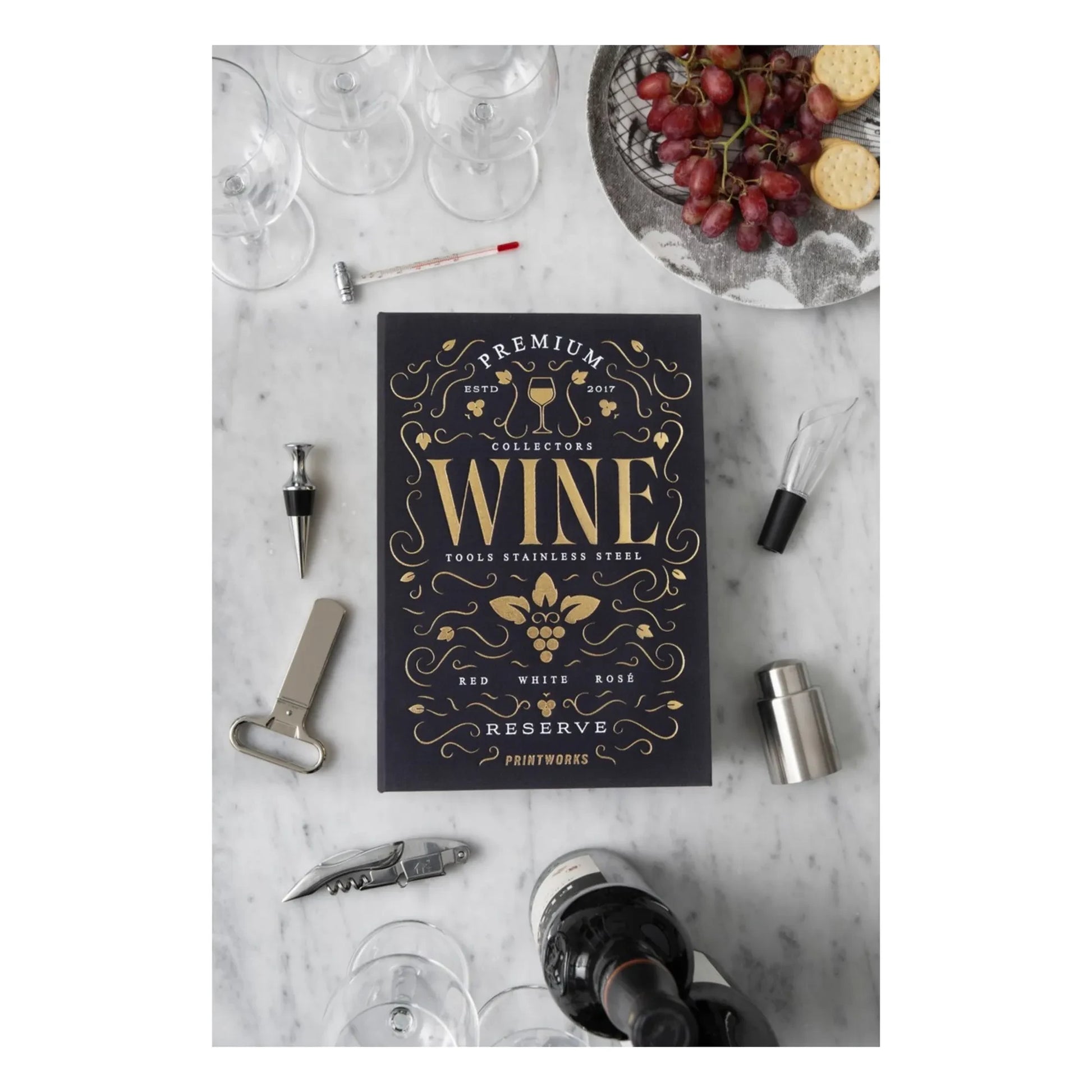 PrintWorks - Grand Coffret Ustensiles pour Vin