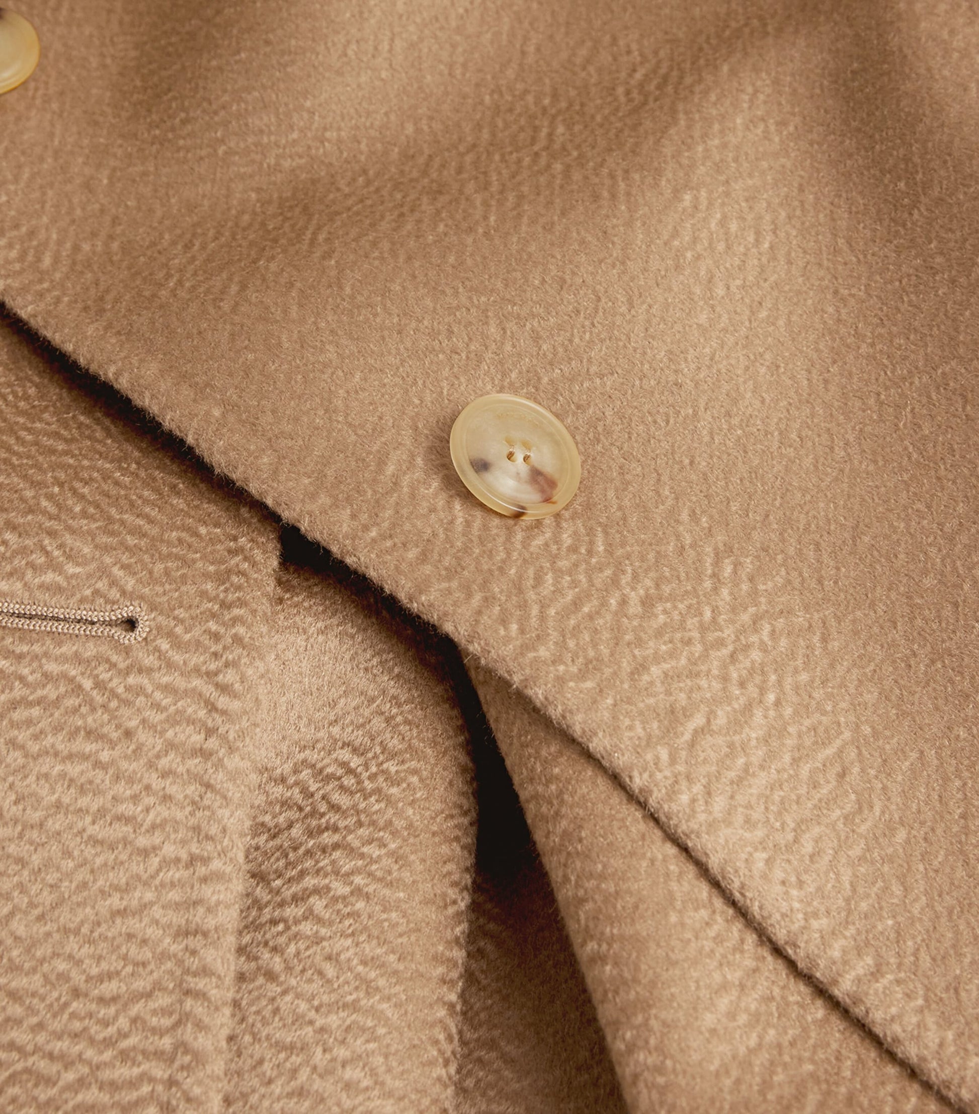 Beige Cashmere Lembi Short Coat