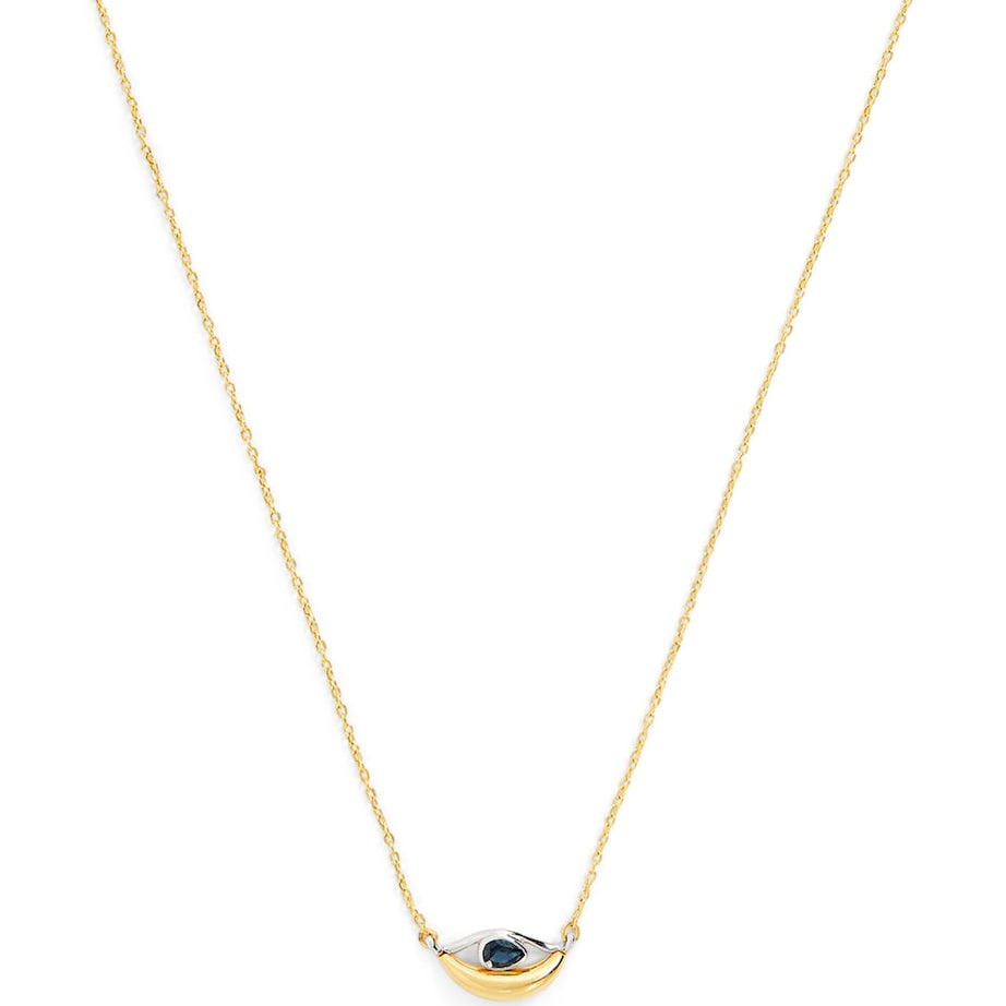 Yellow Gold and Sapphire Salvatore Necklace