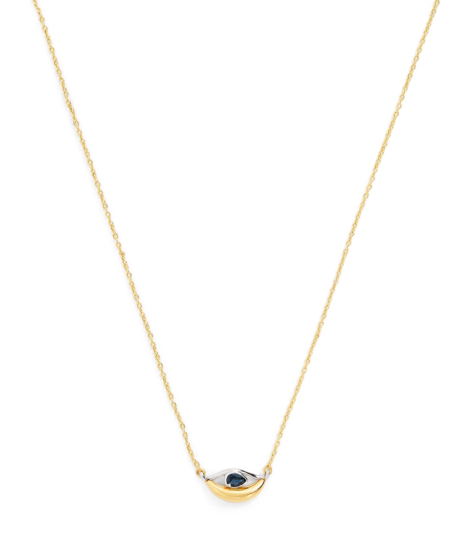 Yellow Gold and Sapphire Salvatore Necklace