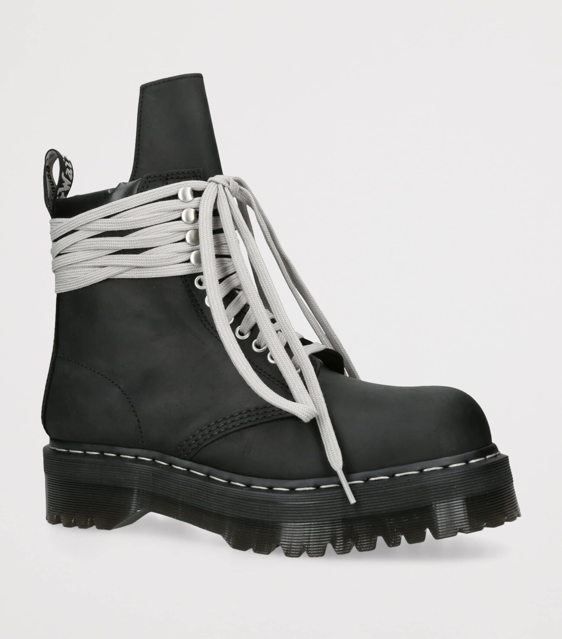Rick Owens x Dr. Martens Quad Sole Steel Toe Boots