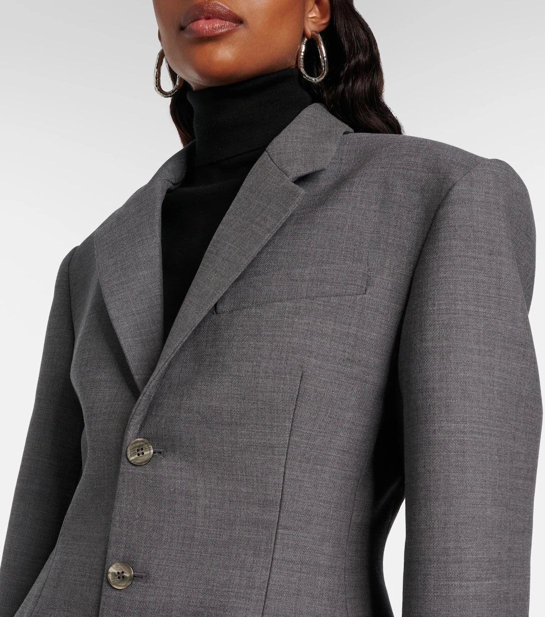 Wardrobe.NYC - Peplum virgin wool blazer