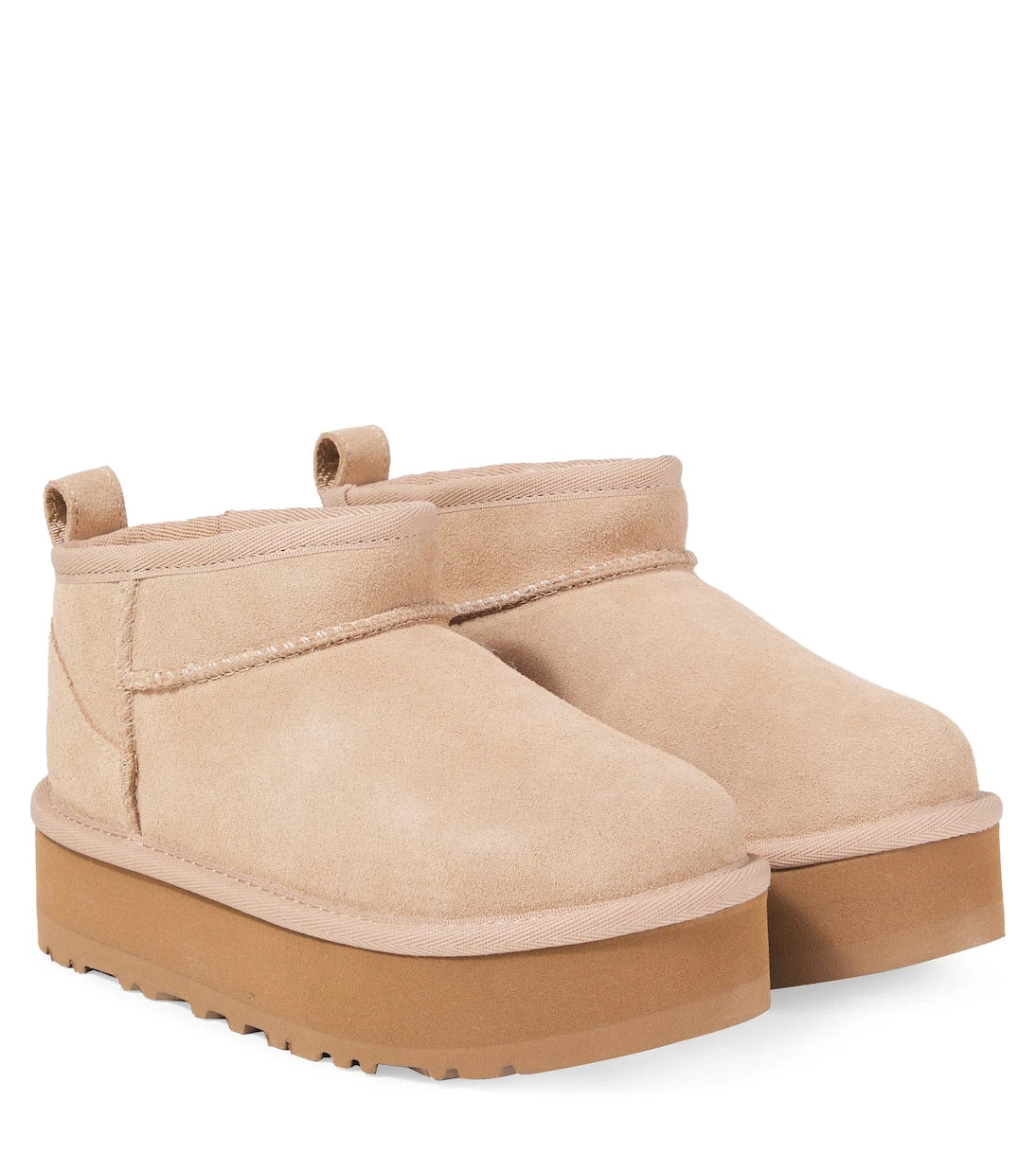 UGG Kids - جزمة كلاسيك ألترا ميني بلاتفورم من الشامواه للأطفال