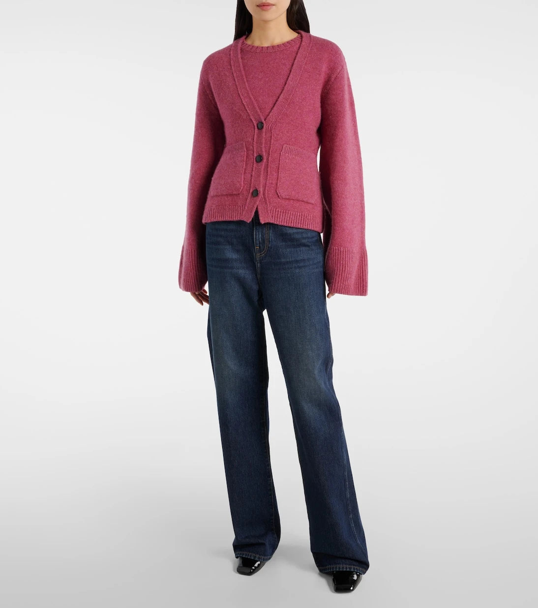 Khaite - Scarlet cashmere cardigan