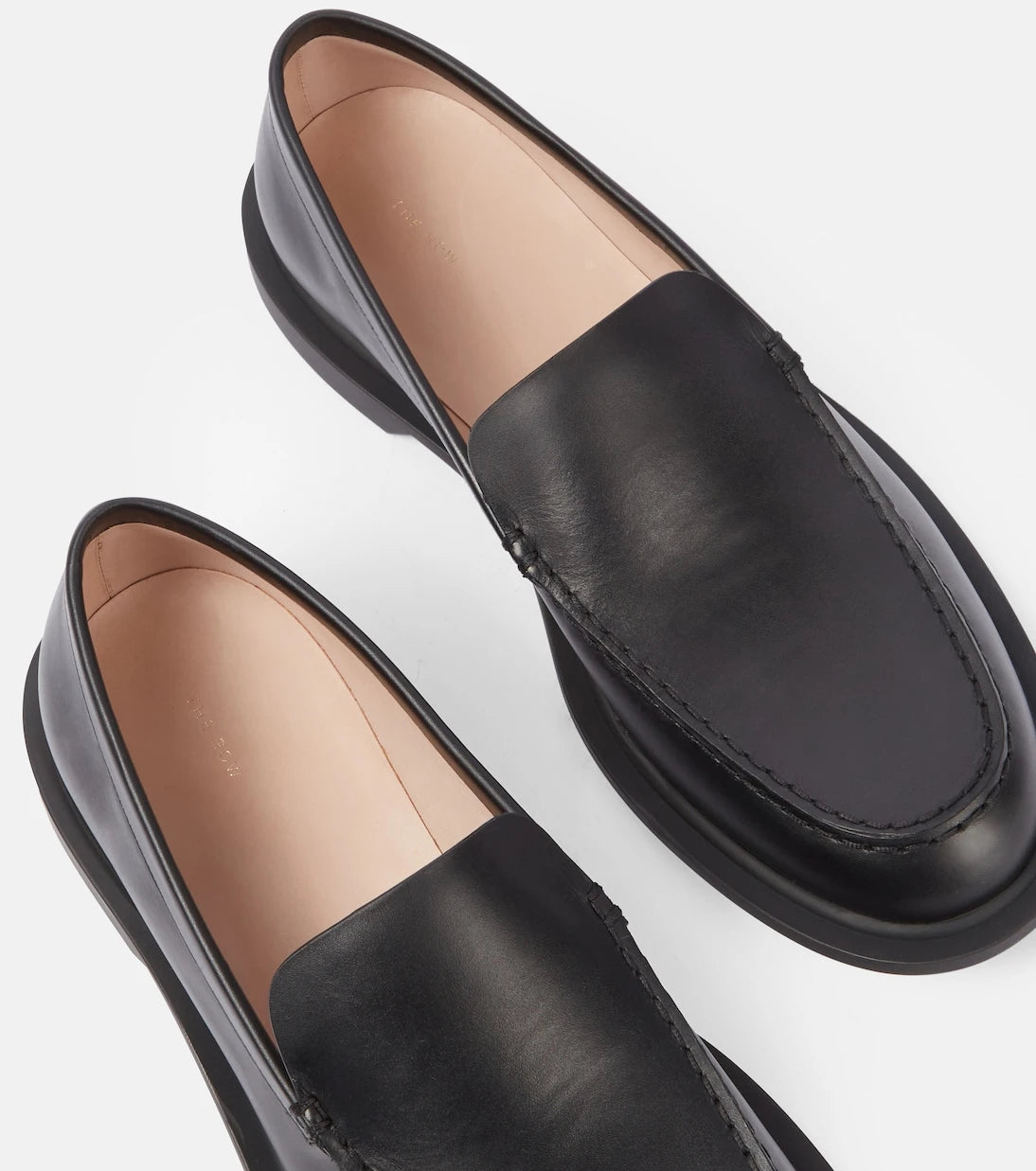 The Row - Nic leather loafers