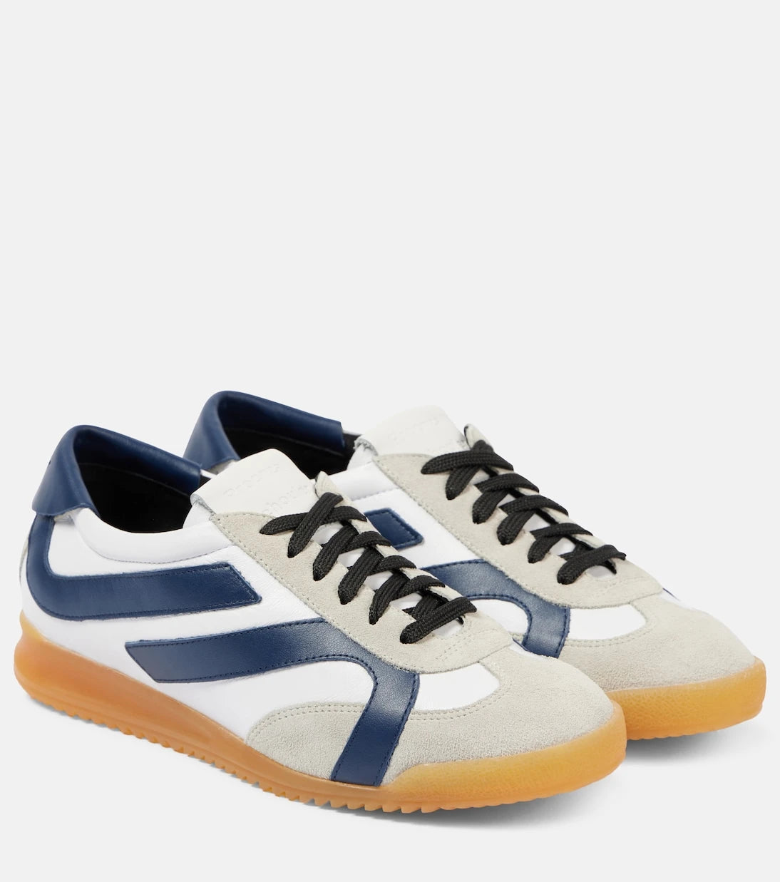 Proenza Schouler - Track suede-trimmed leather sneakers