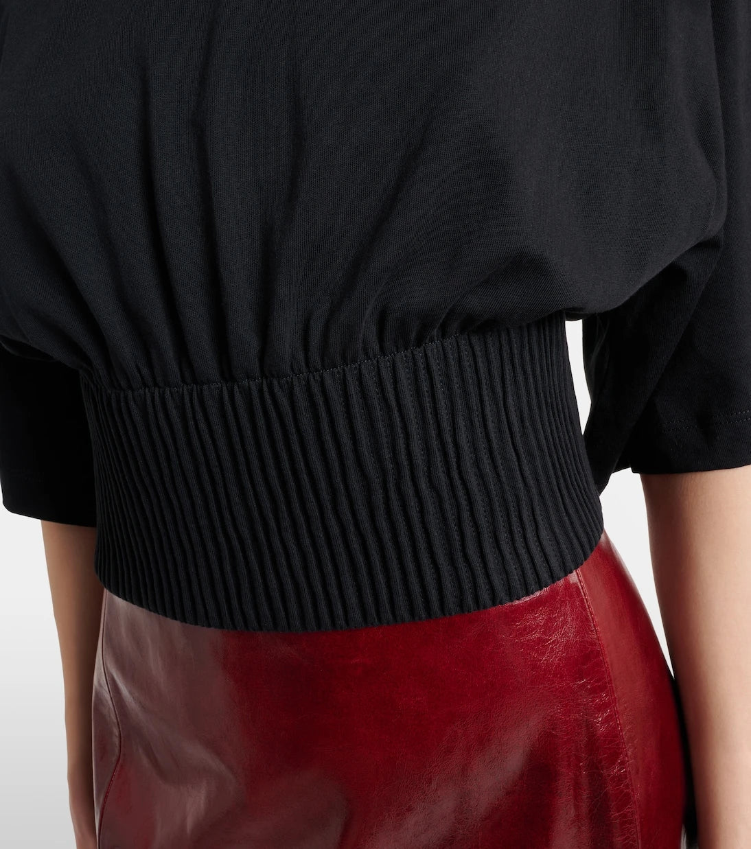 Sportmax - Fosco cotton jersey top