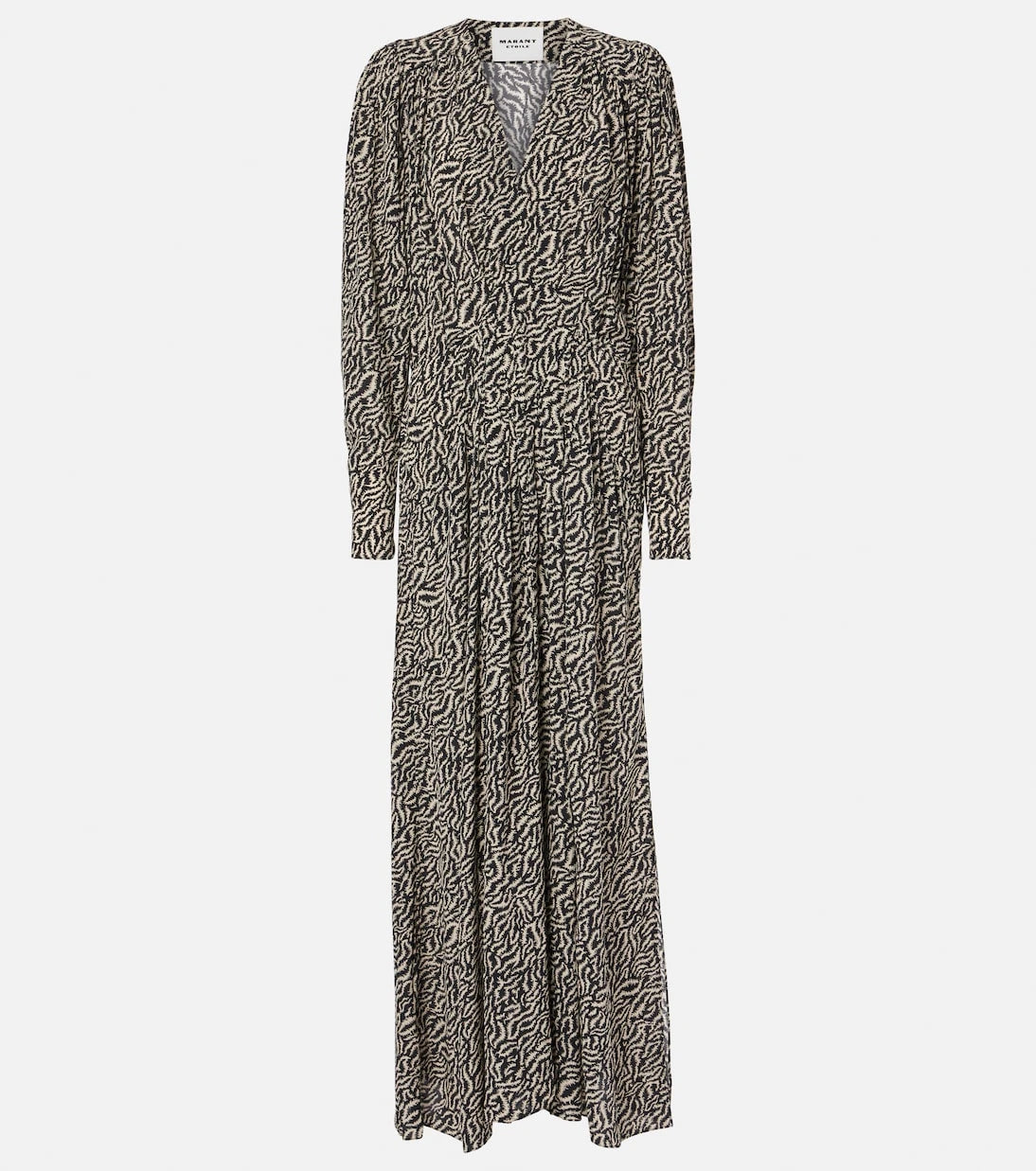 Marant Etoile - Vonick printed crêpe de chine maxi dress