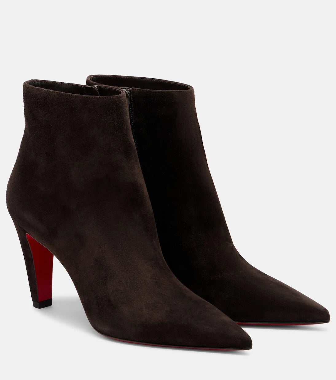 Christian Louboutin - حذاء الكاحل Vibella 85 من الشمواه