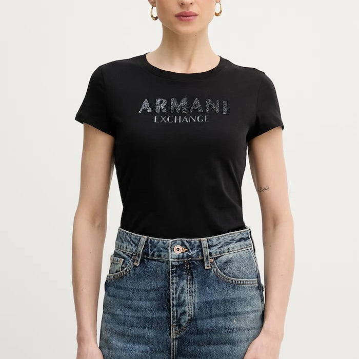 Памучна тениска Armani Exchange