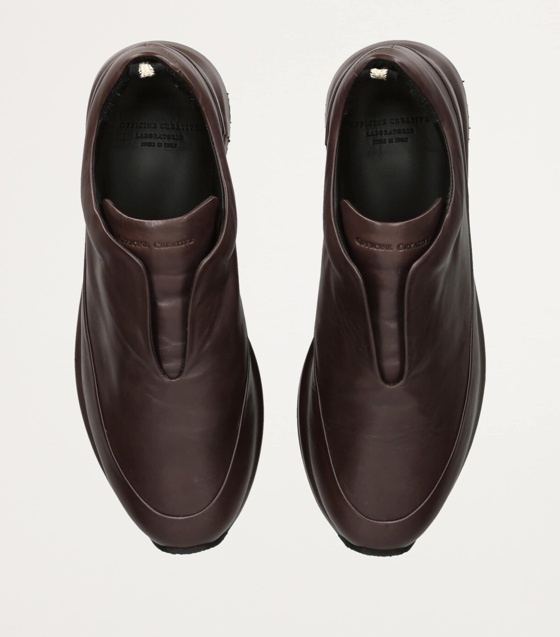 Officine Creative Leather Race Slip-On Sneakers