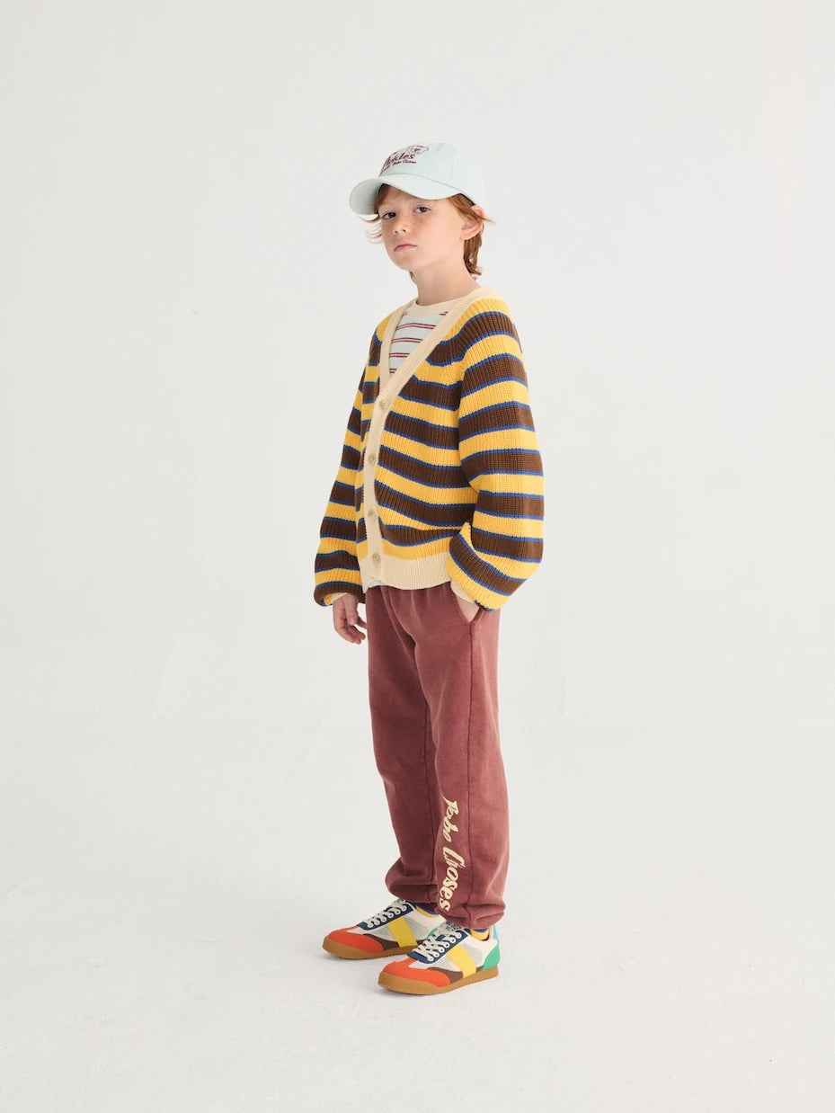 Bobo Choses - Striped cotton cardigan