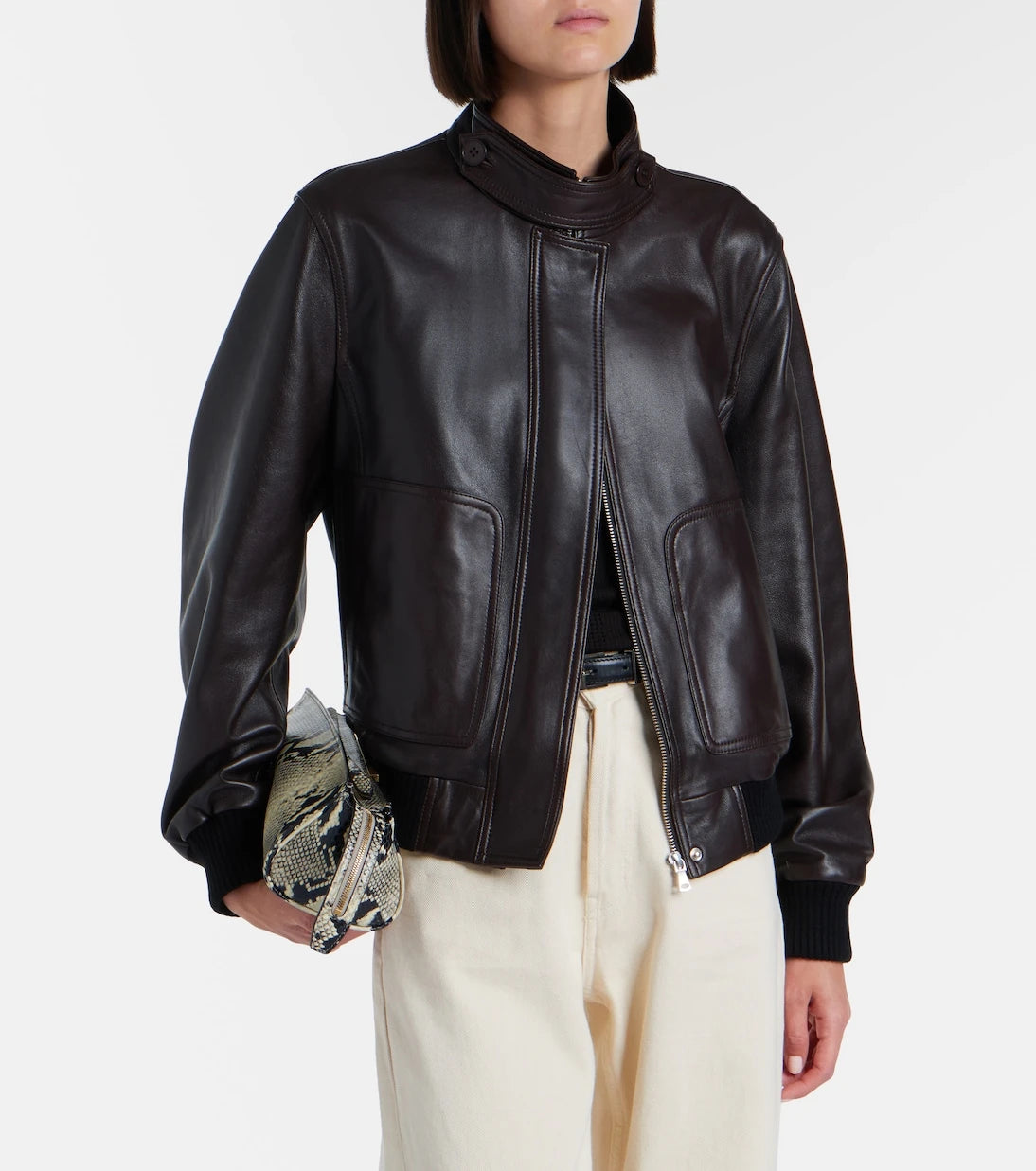 Nour Hammour - Rios leather jacket