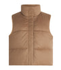 Beige The Cube Quilted Gilet