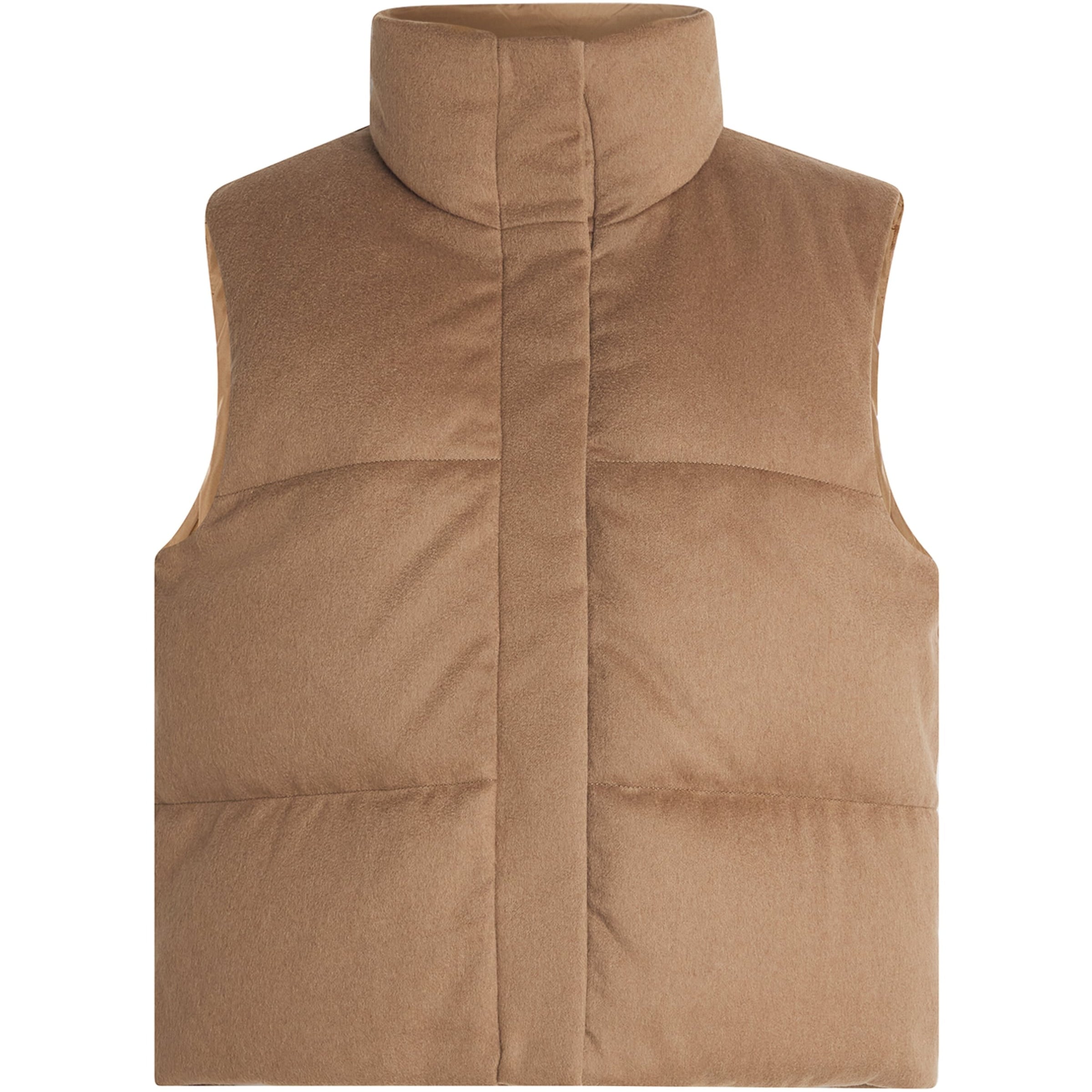Beige The Cube Quilted Gilet