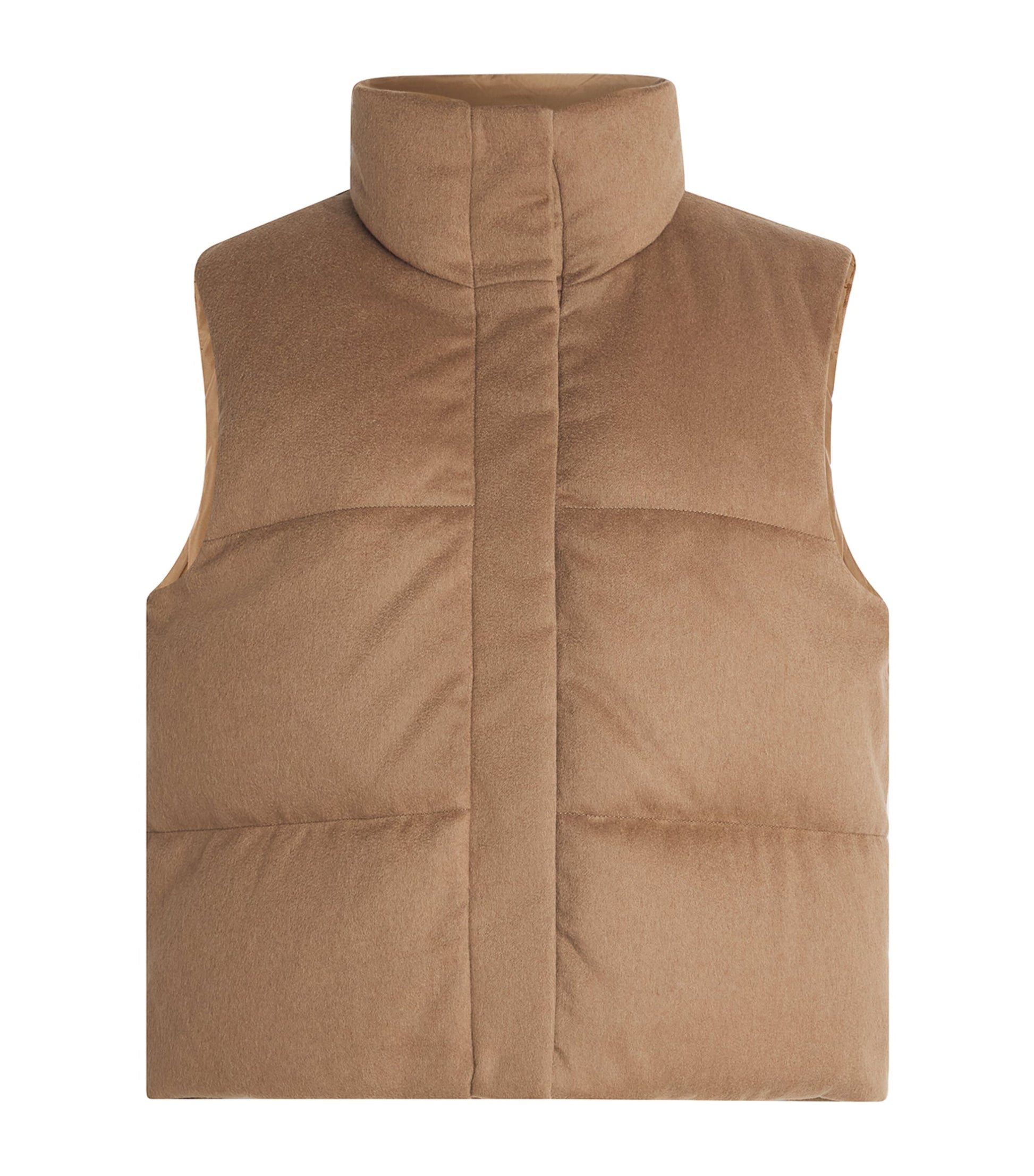 Beige The Cube Quilted Gilet