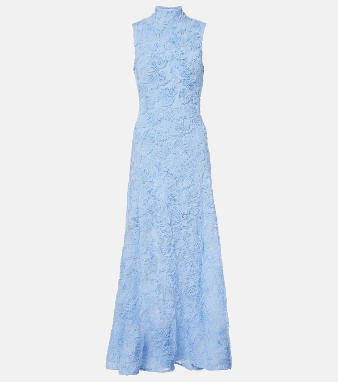 Rotate - Floral embroidered mesh maxi dress