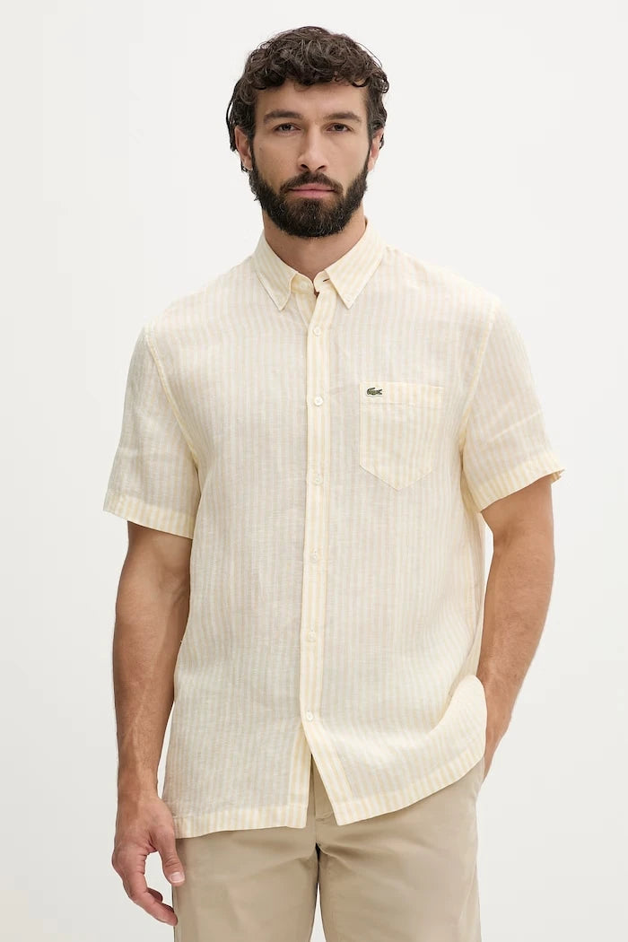 Lacoste риза мъжка от лен