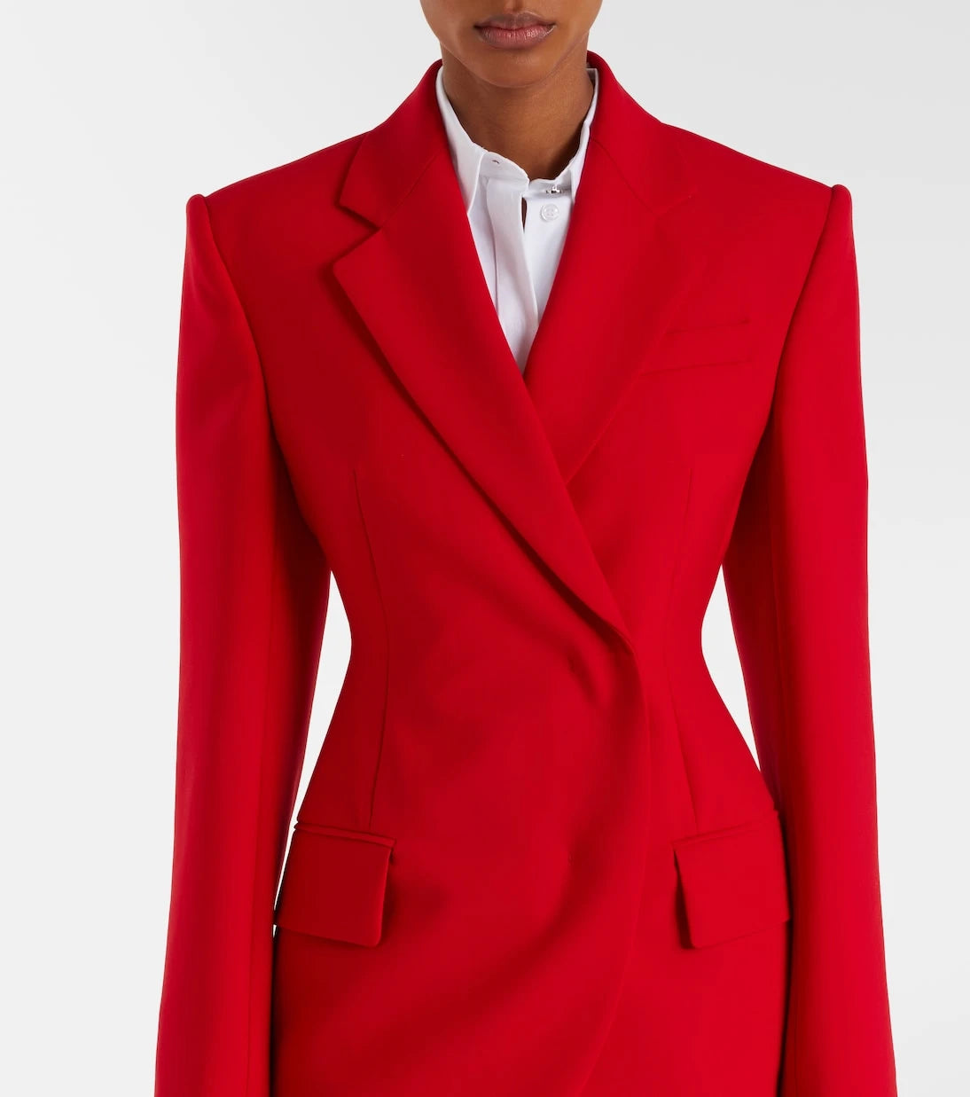 Sportmax - Double-breasted peplum blazer
