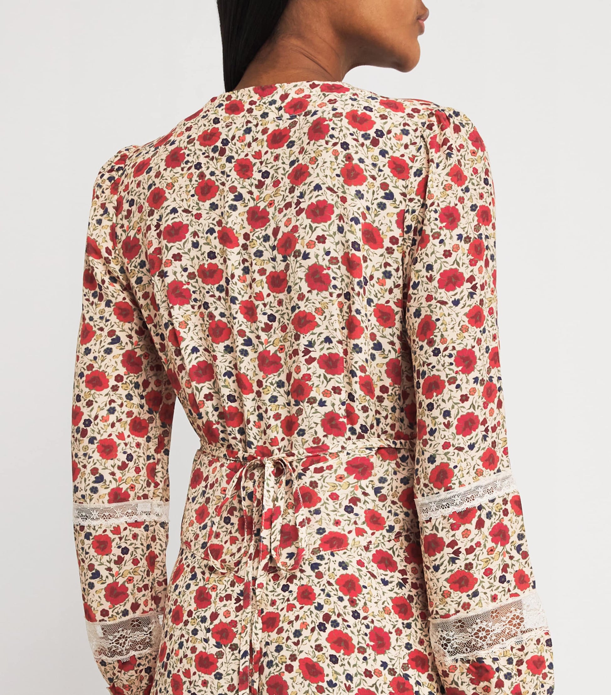 Floral Raven Midi Dress