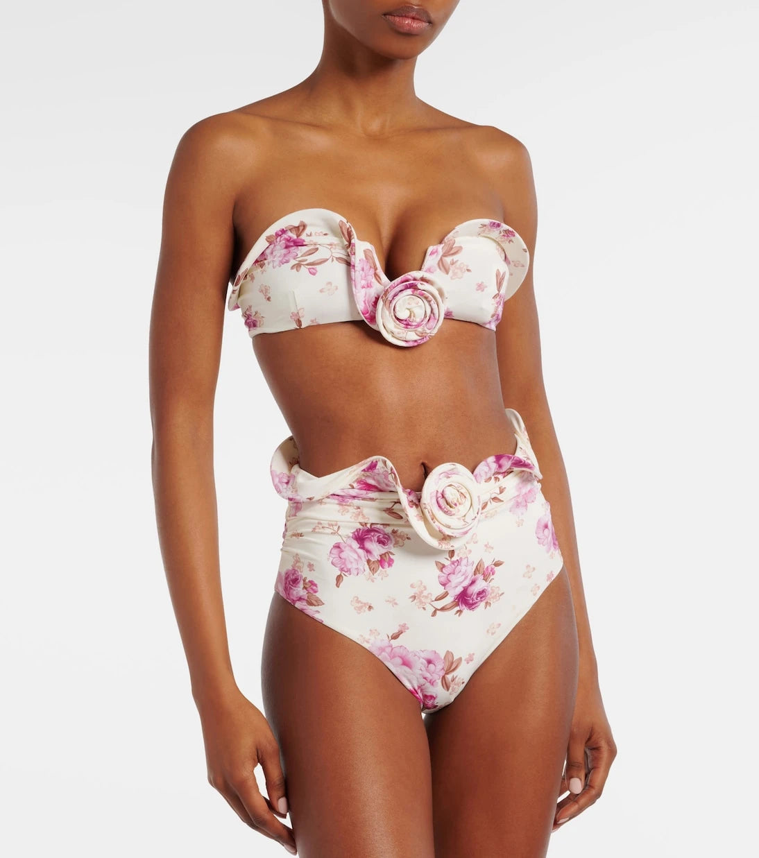 Magda Butrym - Floral-appliqué bikini bottoms