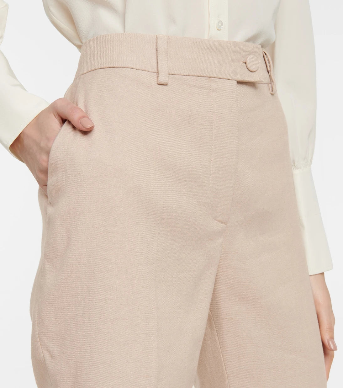 Altuzarra - Kiko linen-blend straight pants