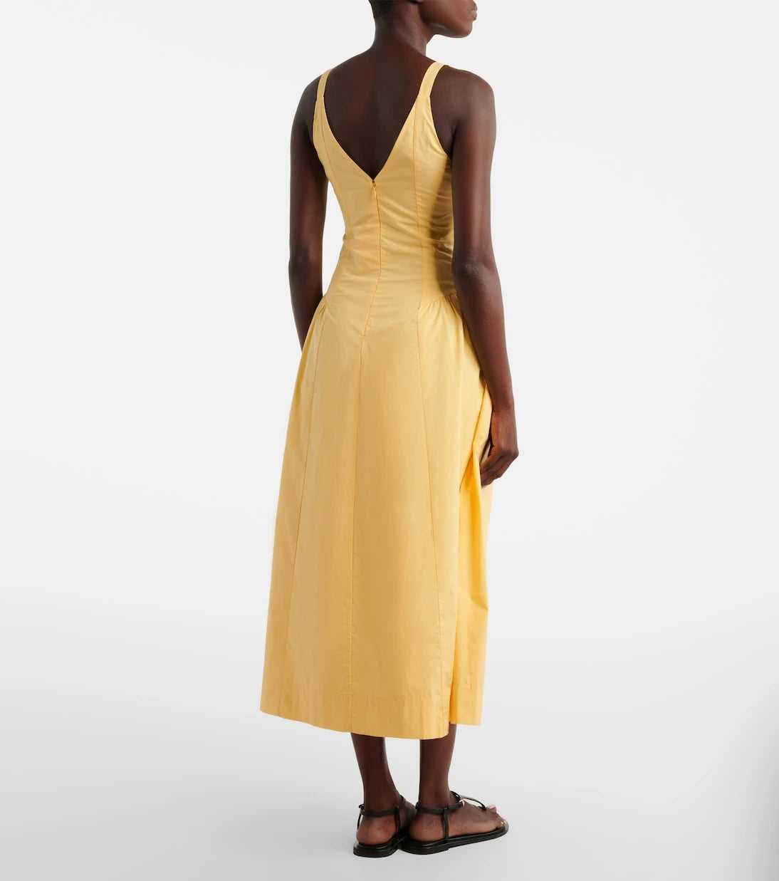 Posse - Lindie cotton poplin midi dress