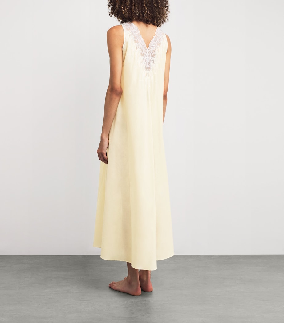 Bocan Beige Cotton Clariss Nightdress