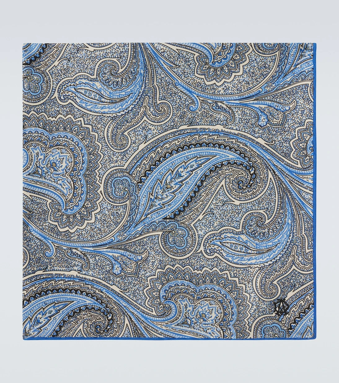Dunhill - Paisley silk pocket square