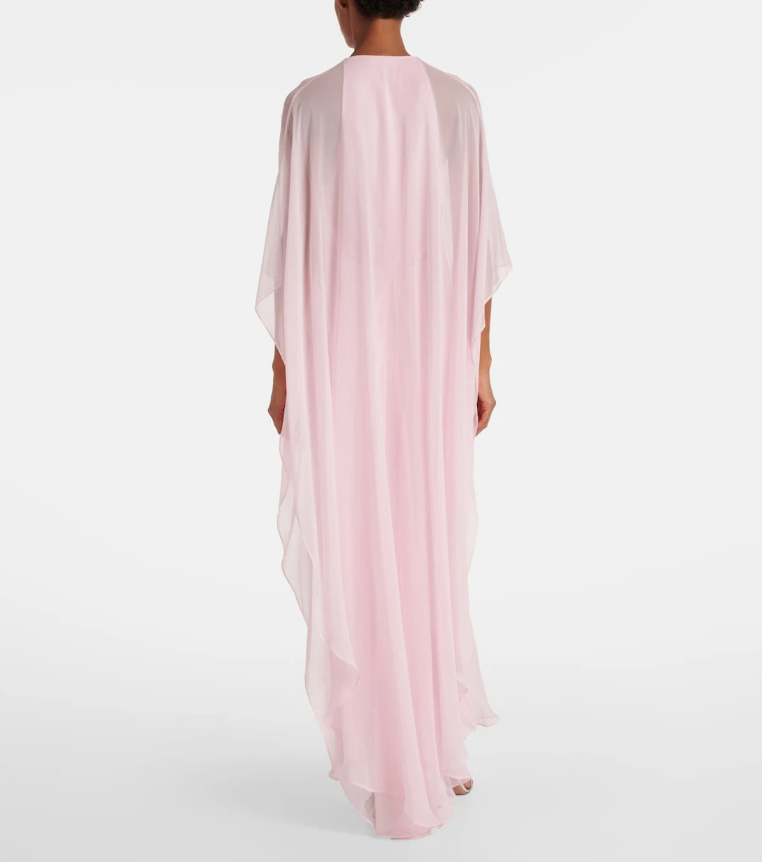 The Sei - Caped silk chiffon gown