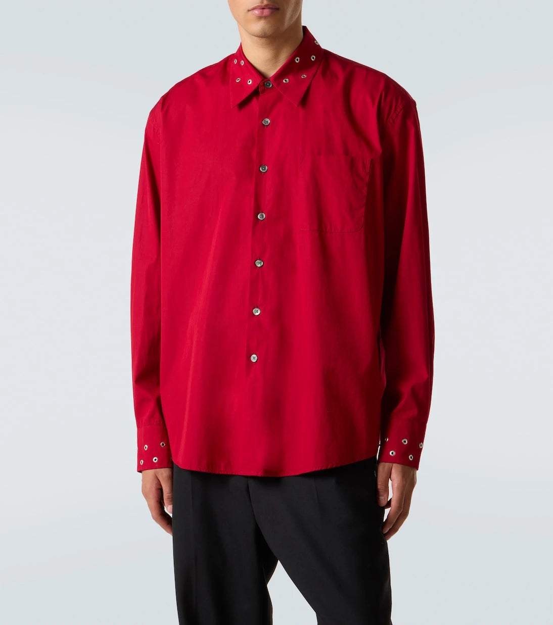 Our Legacy - Above embellished cotton poplin shirt
