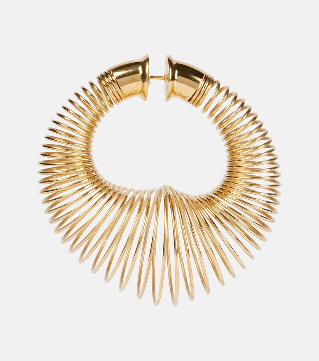 Alaïa - Spiral hoop earrings