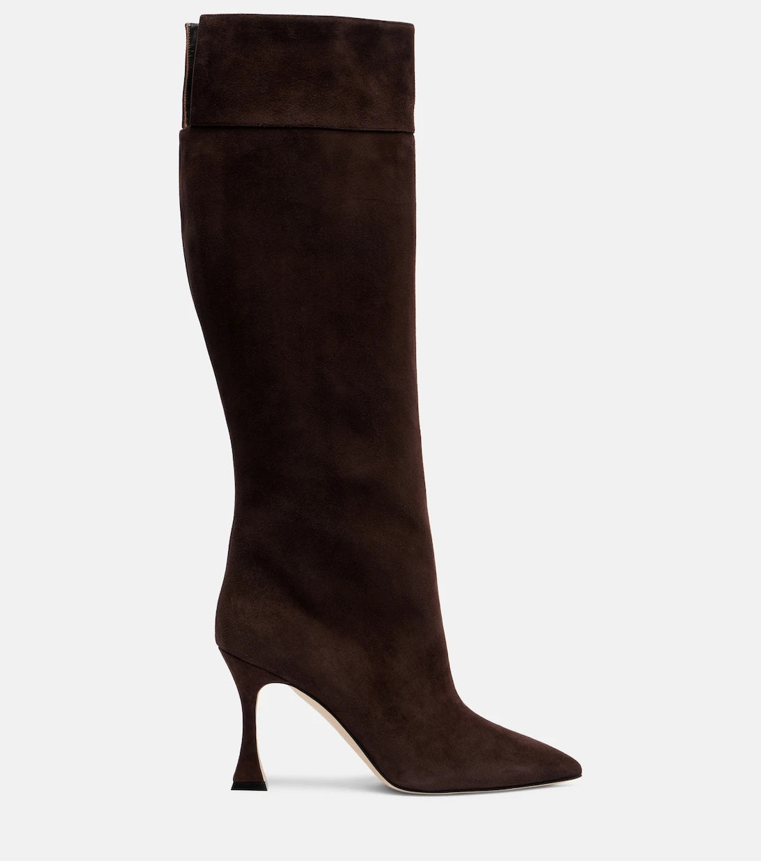 Manolo Blahnik - Miralonepla 90 suede knee-high boots