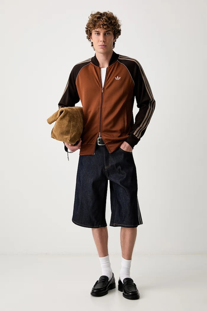 adidas Originals fermuarlı erkek sweatshirt