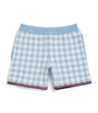 Thom Browne Kids Gingham Split-Hem Shorts (2-12 Years)