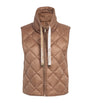 Max Mara Brown The Cube Down-Padded Gilet