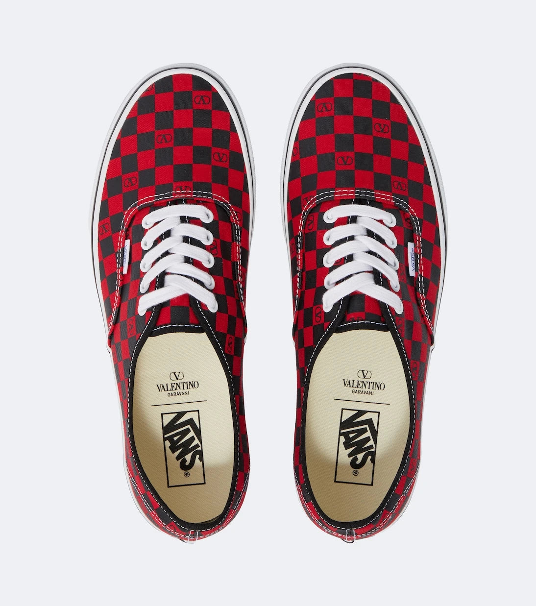 Valentino Garavani - x Vans VLogo checked sneakers